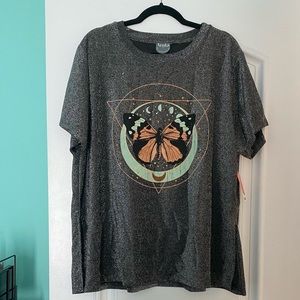 Arula Shimmer Butterfly Tee